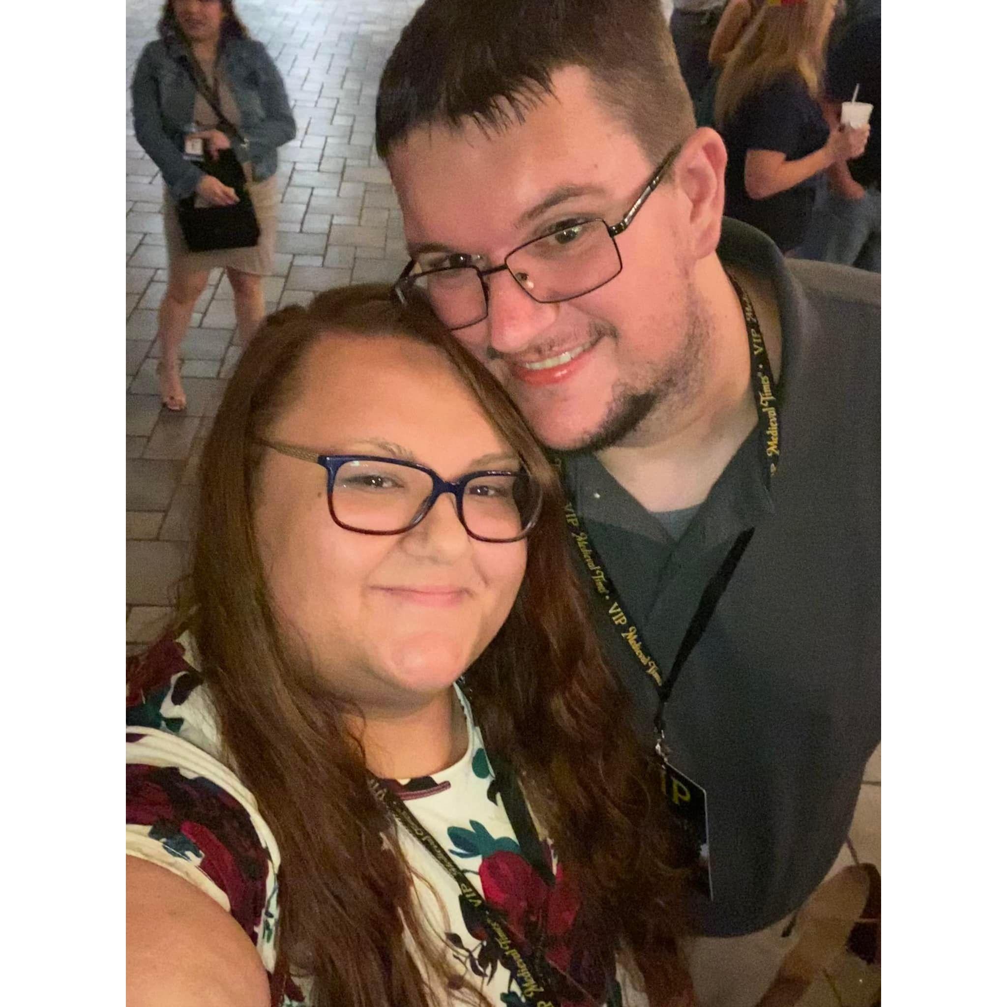 Cory's 34th birthday at Medieval Times 2022
