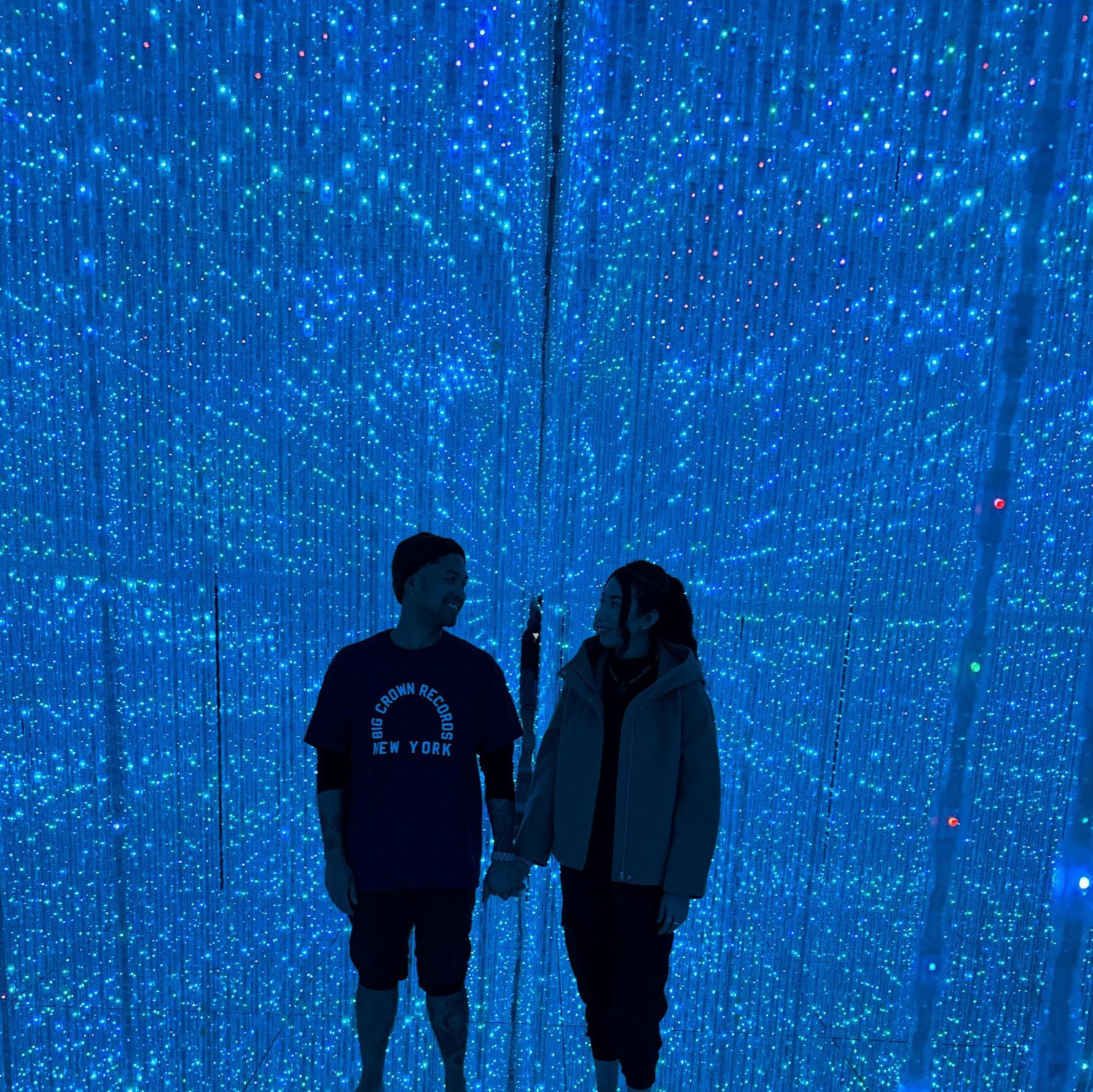 In team lab in Tokyo