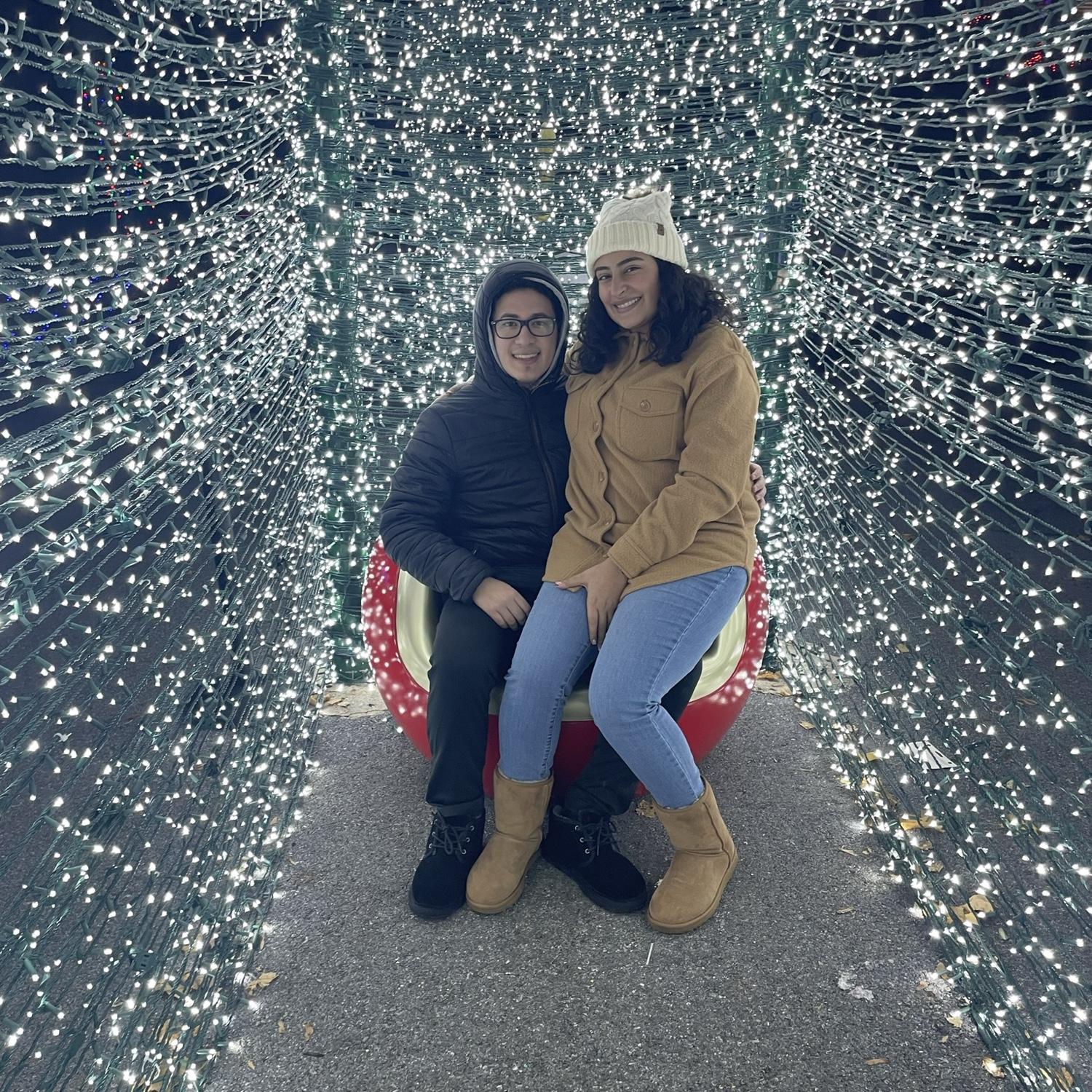 We love our holiday light dates!