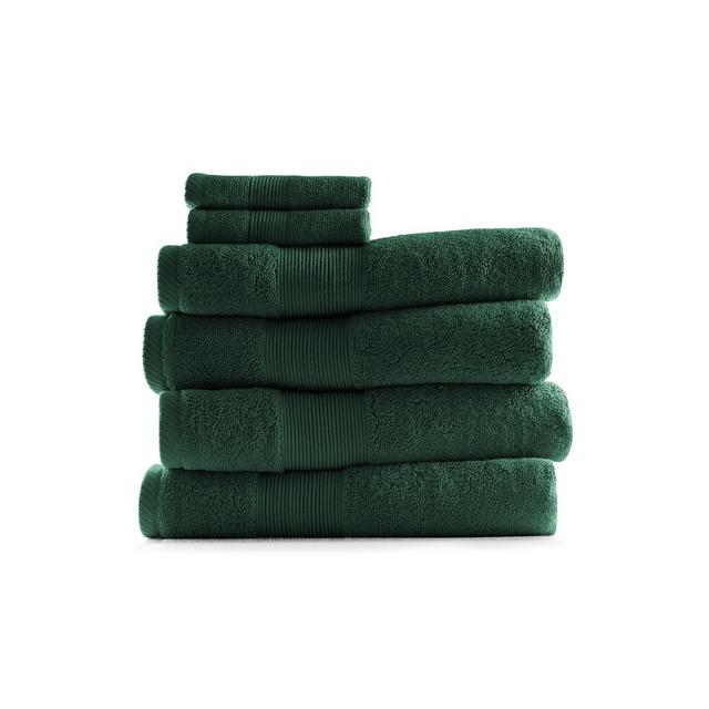 Hearth & Harbor Bath Towels for Bathroom, Ultra Soft & Highly Absorbent 6 Piece Bath Towel Set - Hunter Green