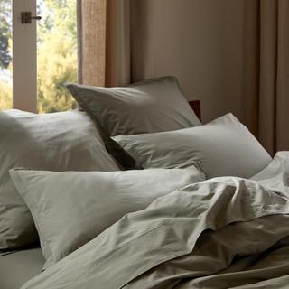 Brushed Cotton Pillowcase, Set of 2
