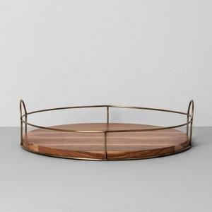 Round Wood and Wire Tray (16") - Hearth & Hand™ with Magnolia