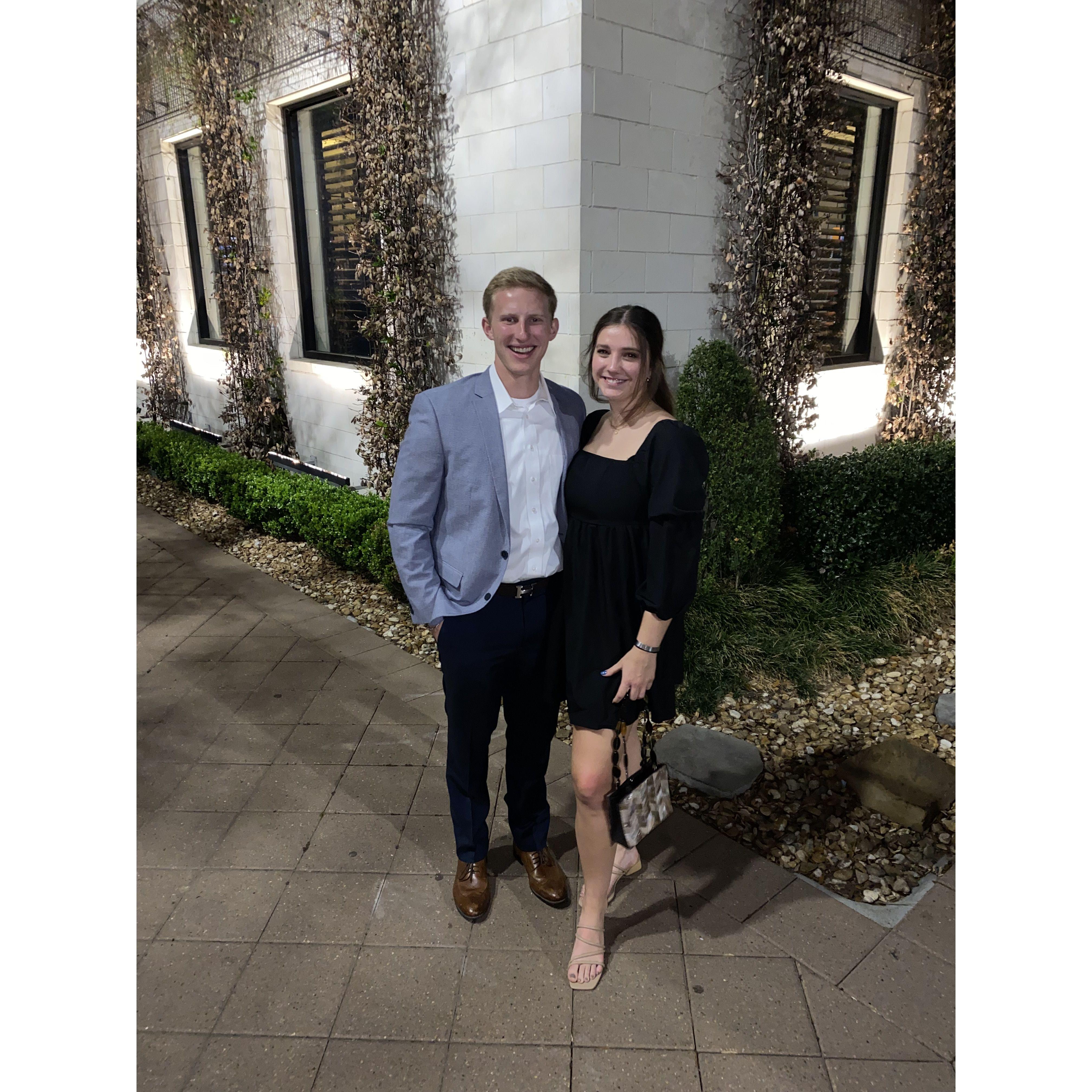 Our first date!