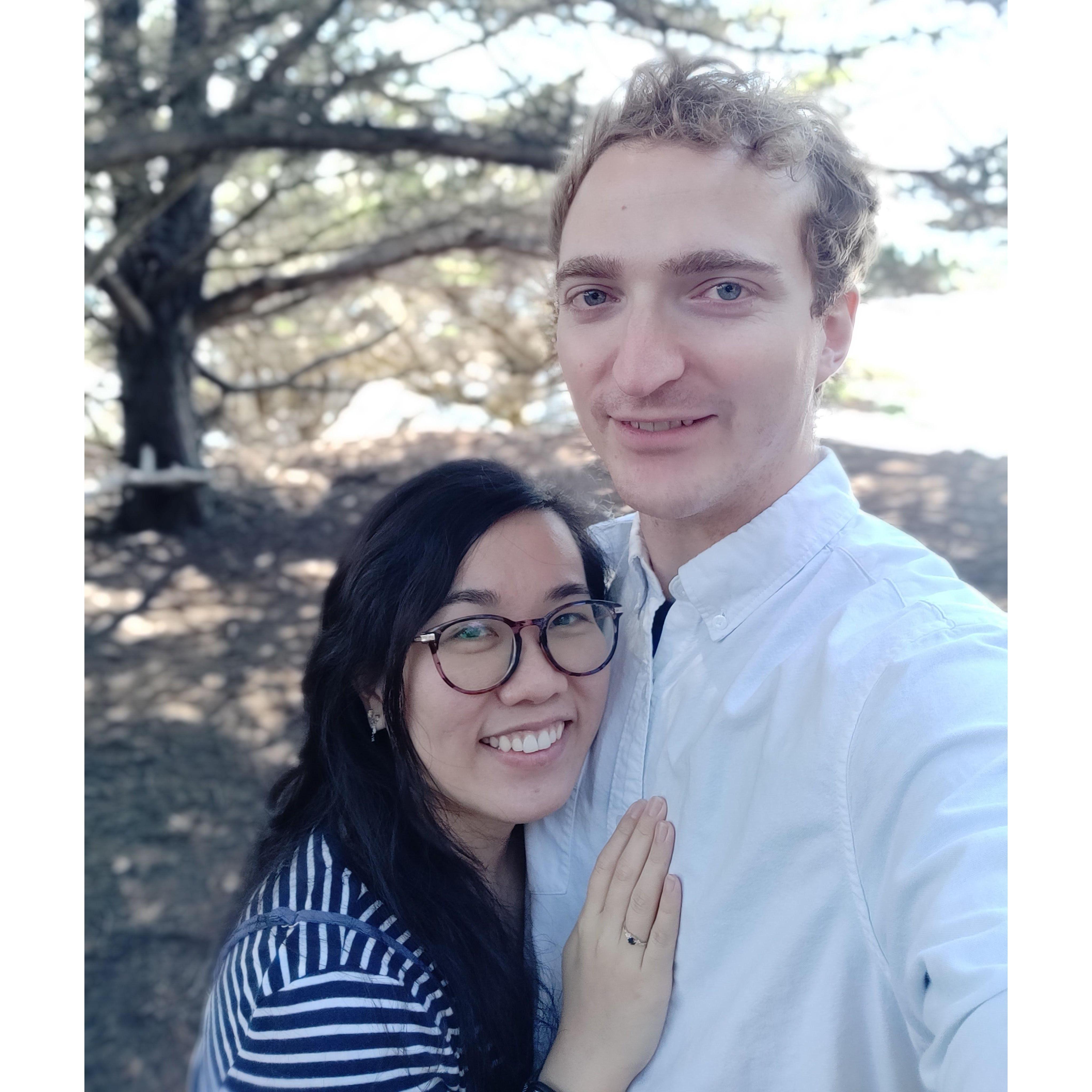 September 2023: She said yes!