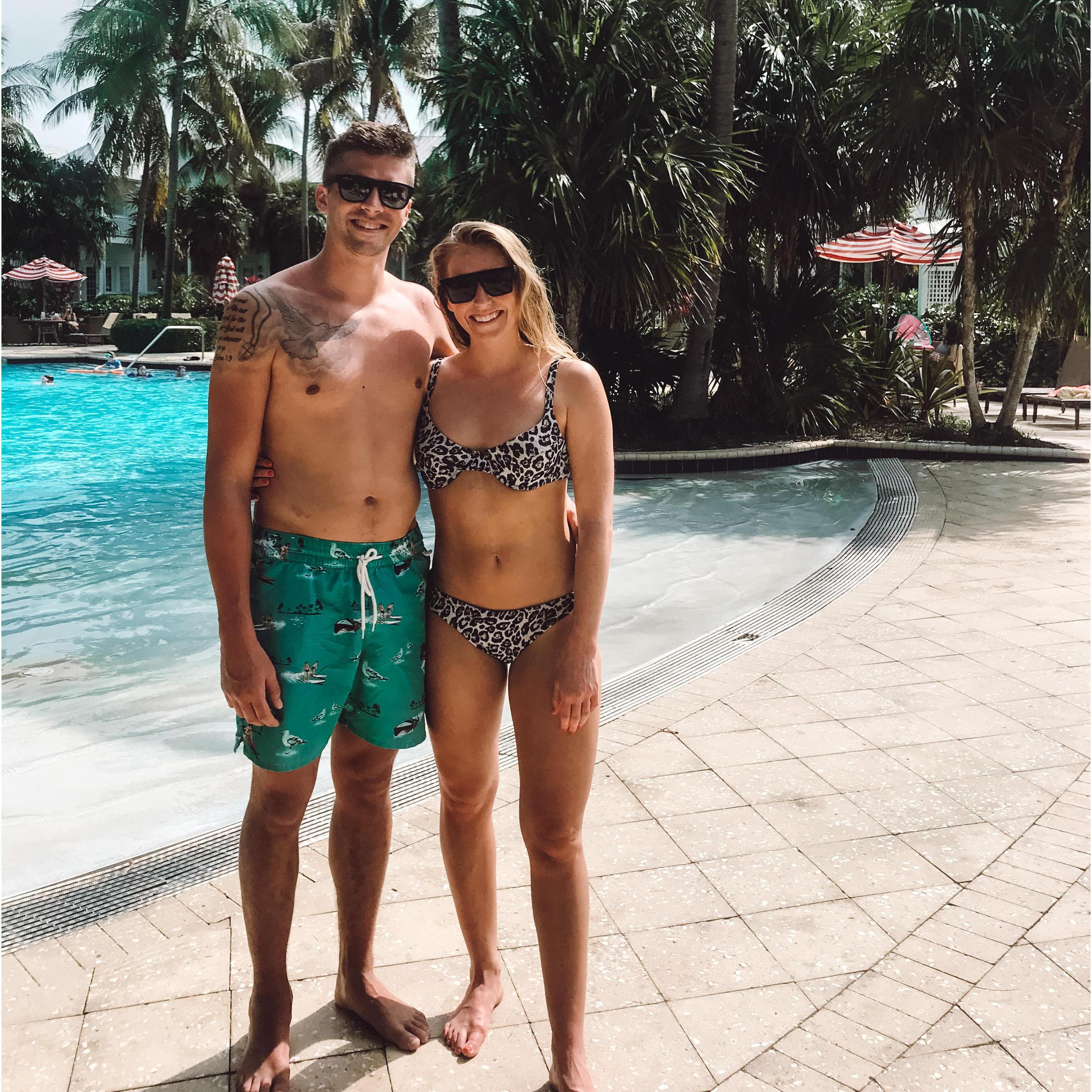 Florida Keys vacation with the Marken's February of 2020 before the lock down