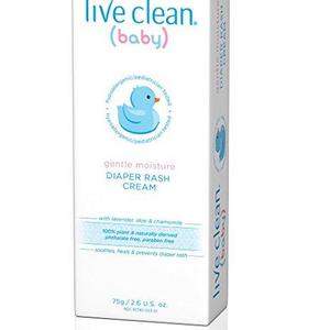 Live Clean Baby Gentle Moisture Diaper Rash Cream, 2.6 oz.