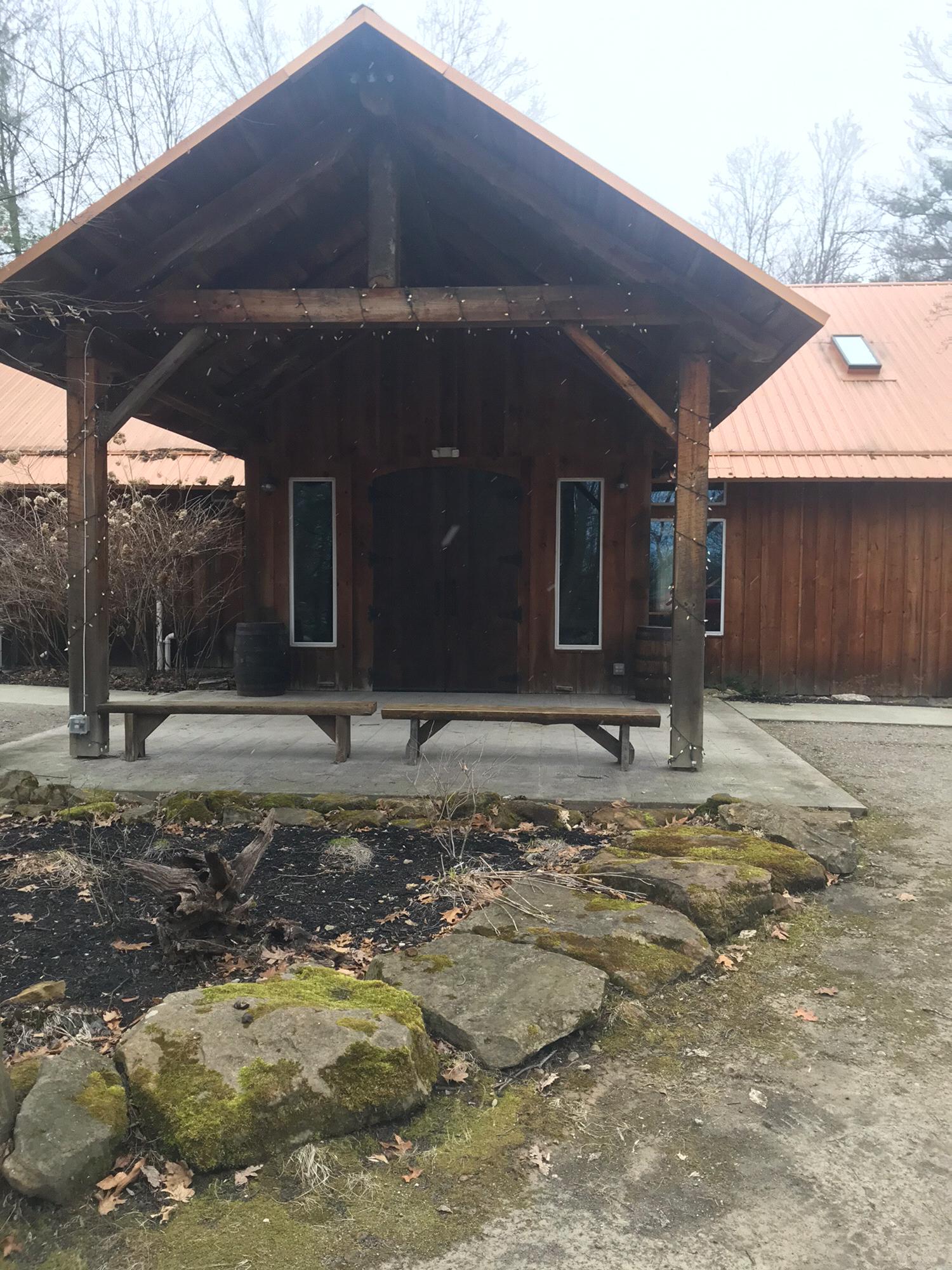 Main entrance of the barn.