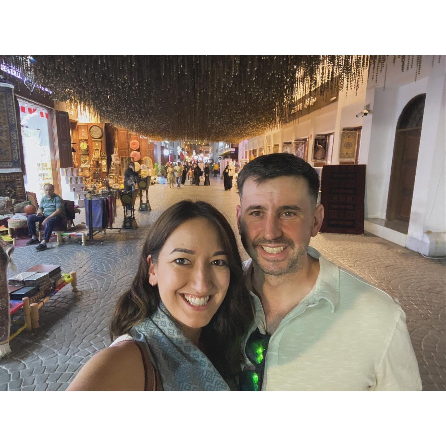 Zach showing Melissa Bahrain's Souqs