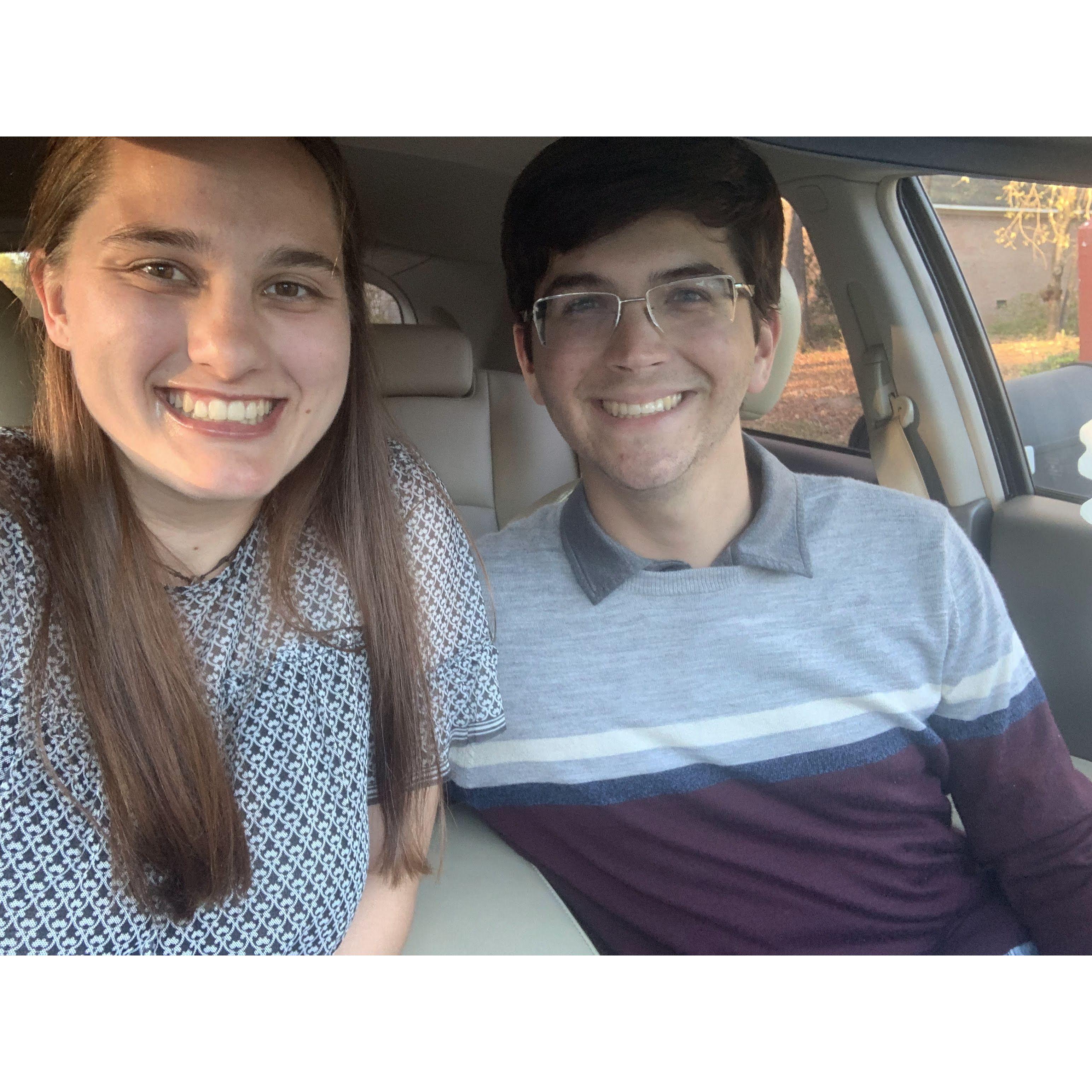 Our first date :) We went to the Irish Bread Pub and then bowling!