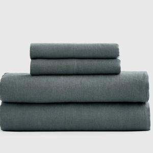 European Linen Sheet Set - King (Ocean)