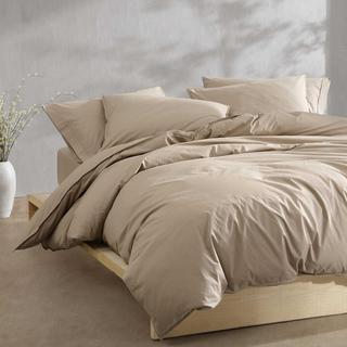 Washed Percale 3-Piece Duvet Set