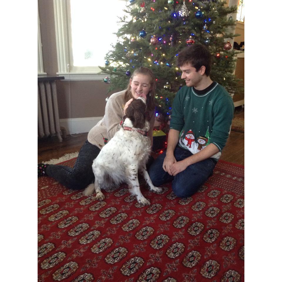 Christmas 2014 at Bob & Laura's, guest starring the fabulous Ticket!