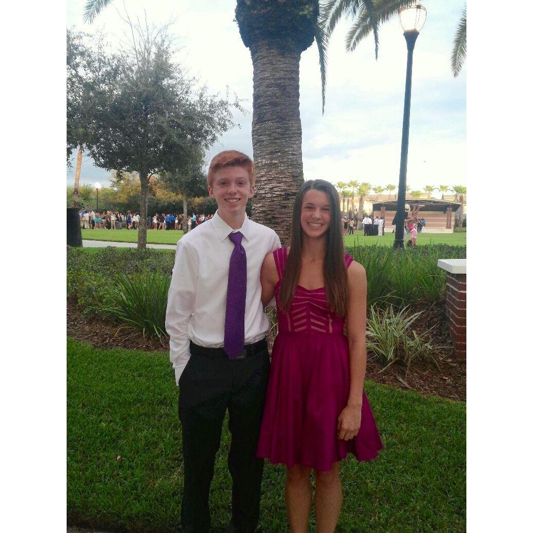 Our freshman year homecoming!