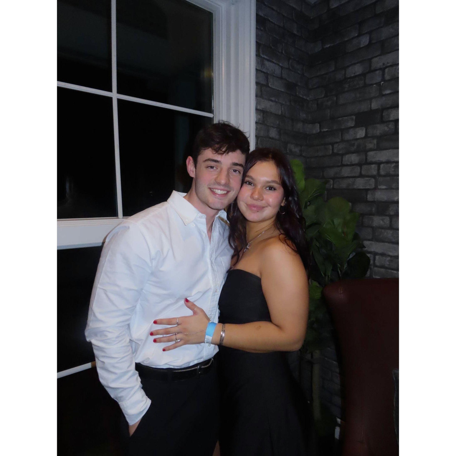 The couple at Pearl's sororities formal in 2024!