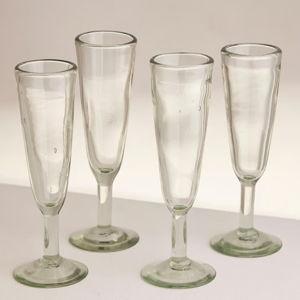 Country House Flute, Set of Four
