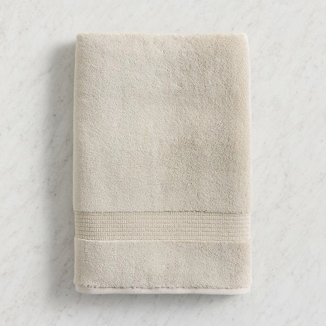 Cloud Bath Towel, Warm Gray