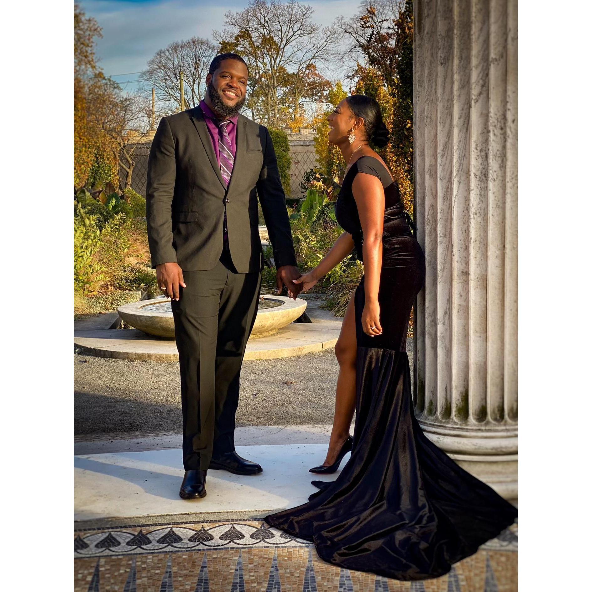 "Let's laugh baby! " said Colisha 
"No, we look dumb" said Korey
We both laugh!