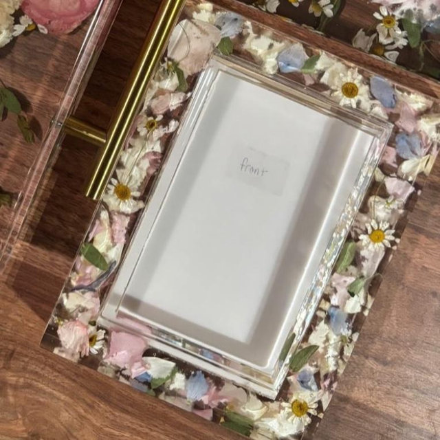 Flower Preservation Picture Frame (4"x6" photo) — Pouring For Keeps