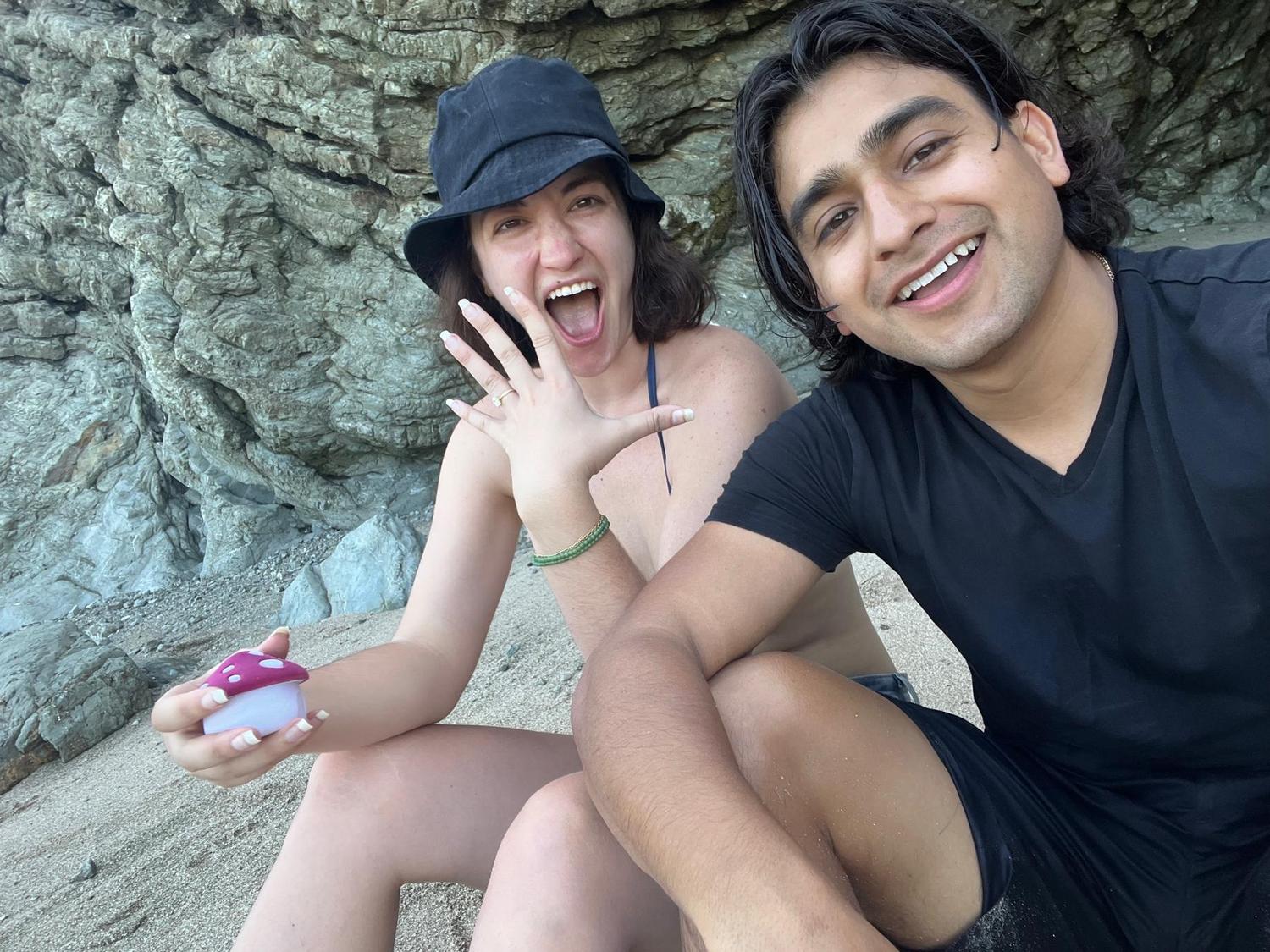 The day we got engaged!