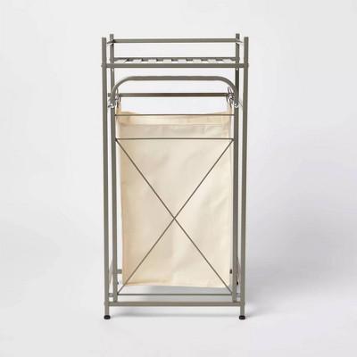 Square Tube Metal Laundry Hampers And Sorters Brushed Nickel Laundry Hampers And Sorters Brushed Nickel - Threshold™