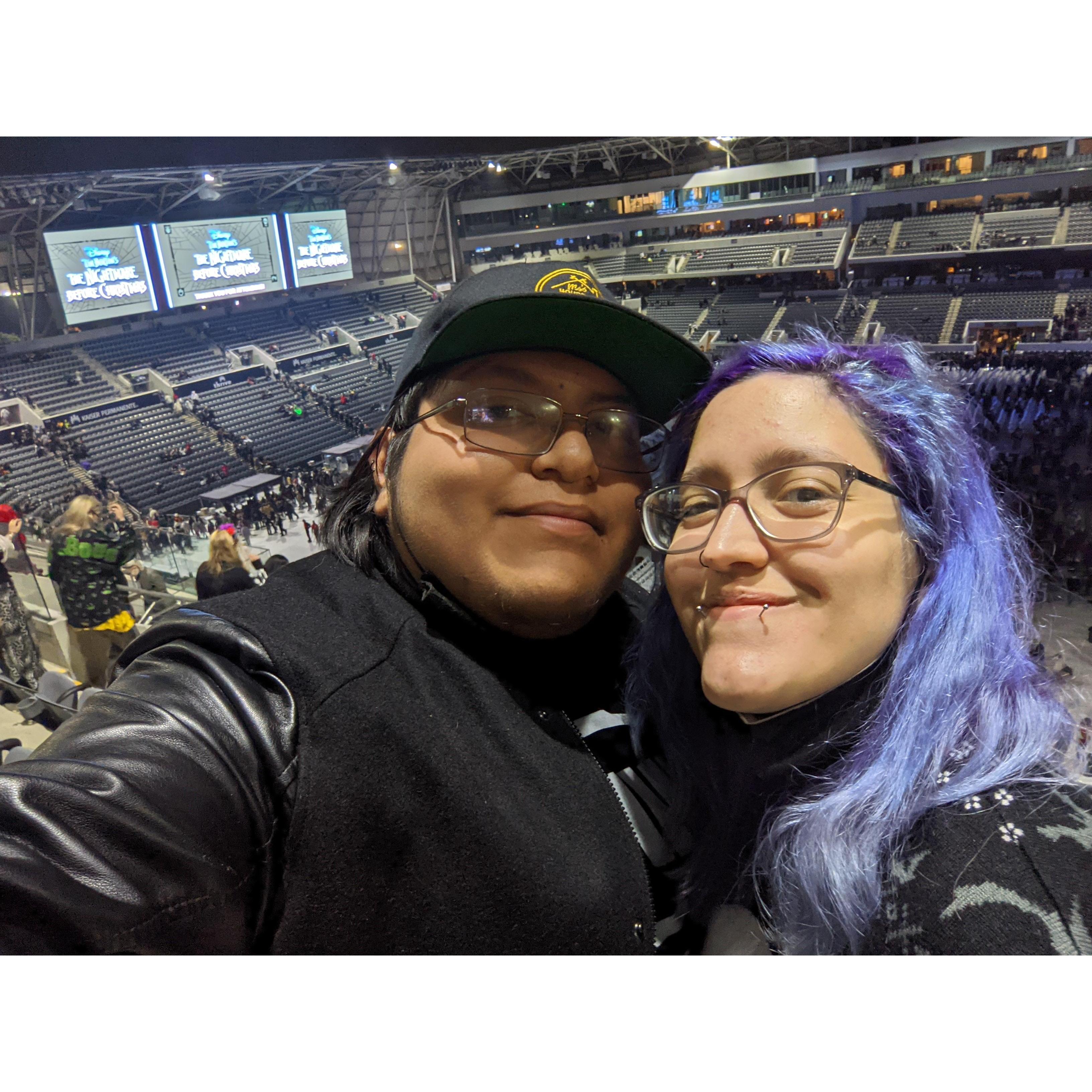 When he took me to the Nightmare Before Chrismas concert!