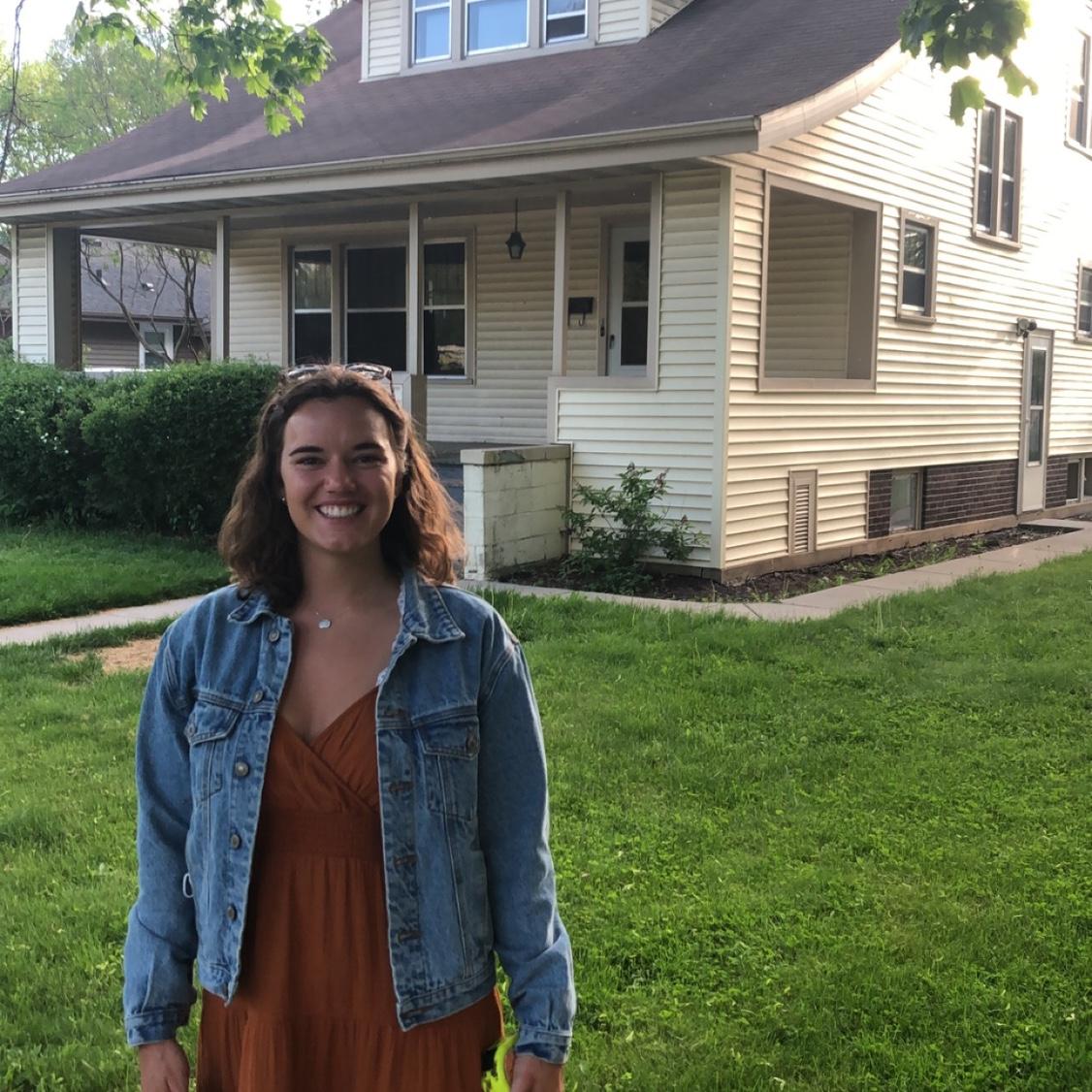 Our first place together! Sauk City, WI. Spring 2020