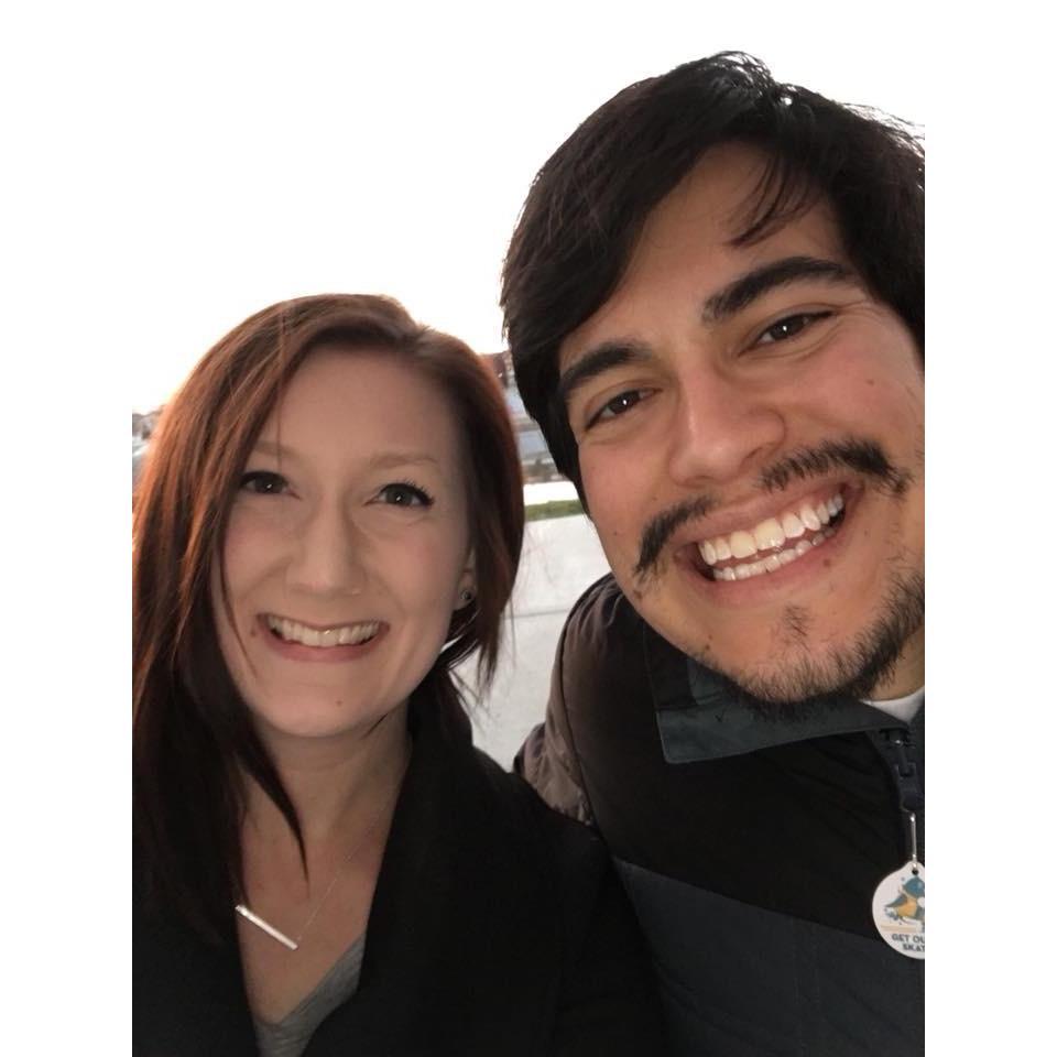 Ice skating downtown!