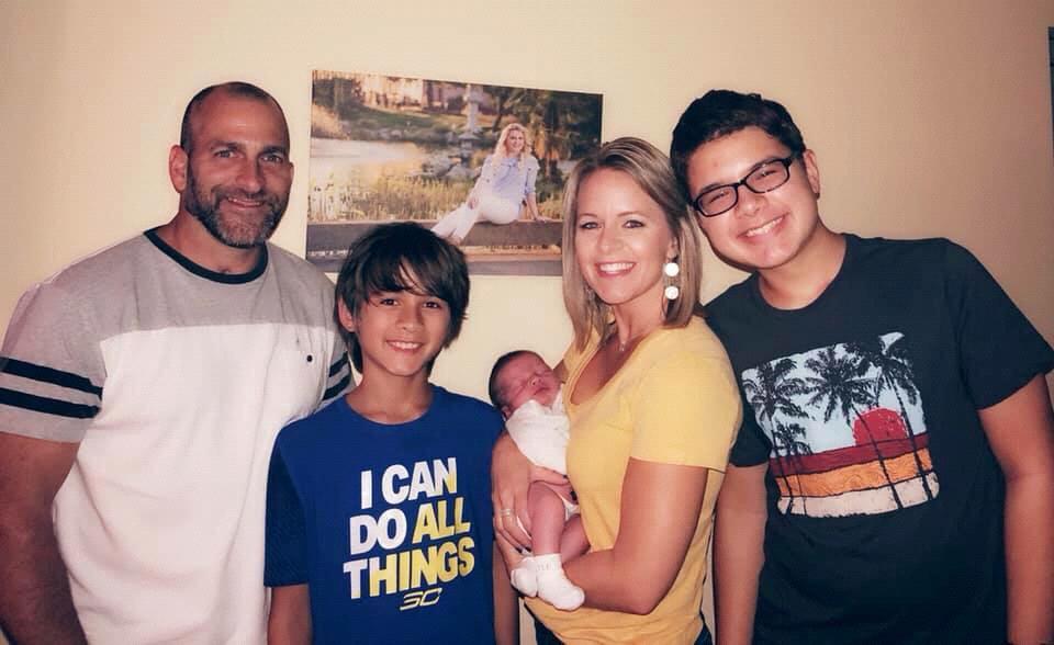 In Ohio meeting Becky’s nephew, Easton, for the first time