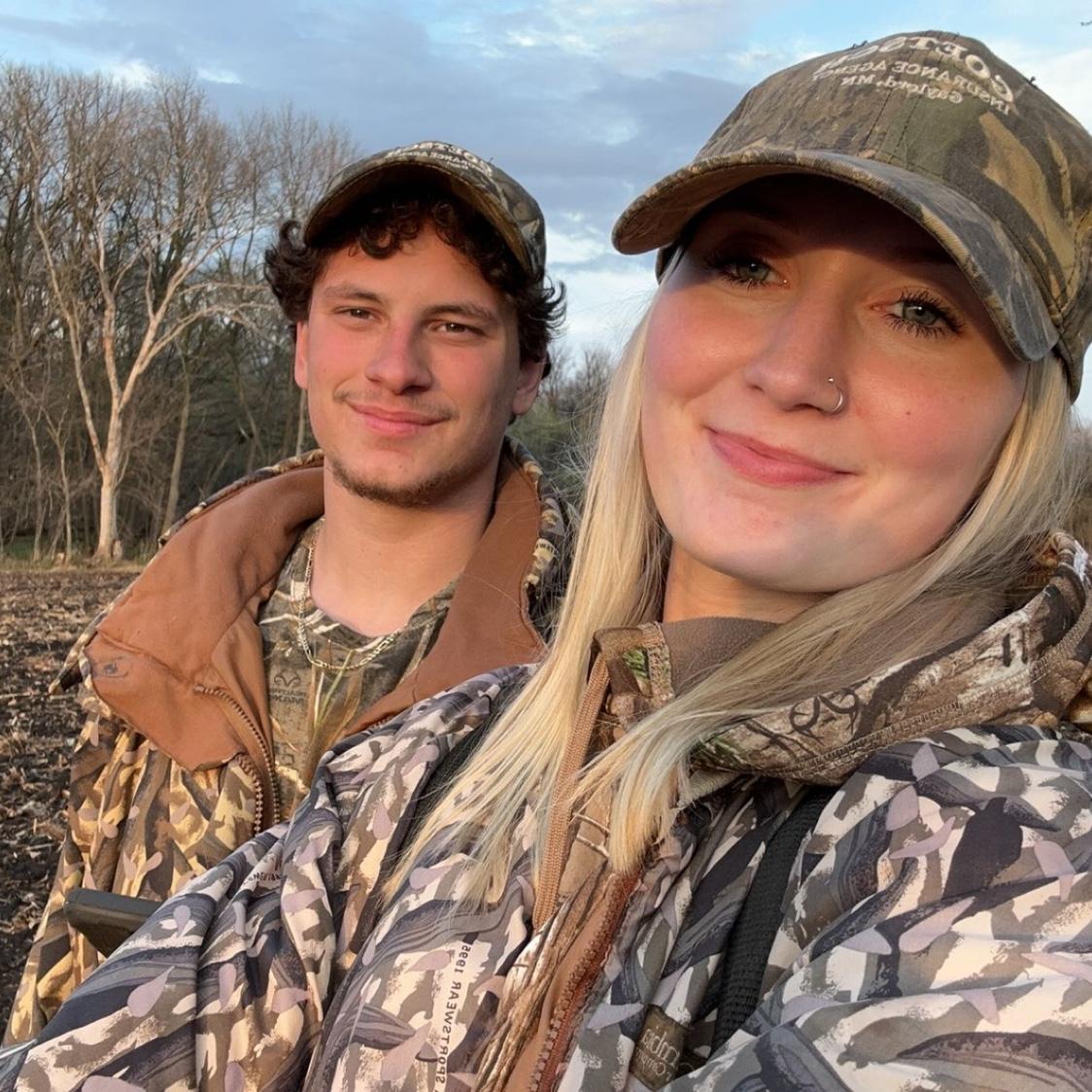 The first time he came hunting!