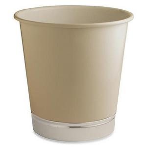 InterDesign® York Wastebasket in Matte Linen