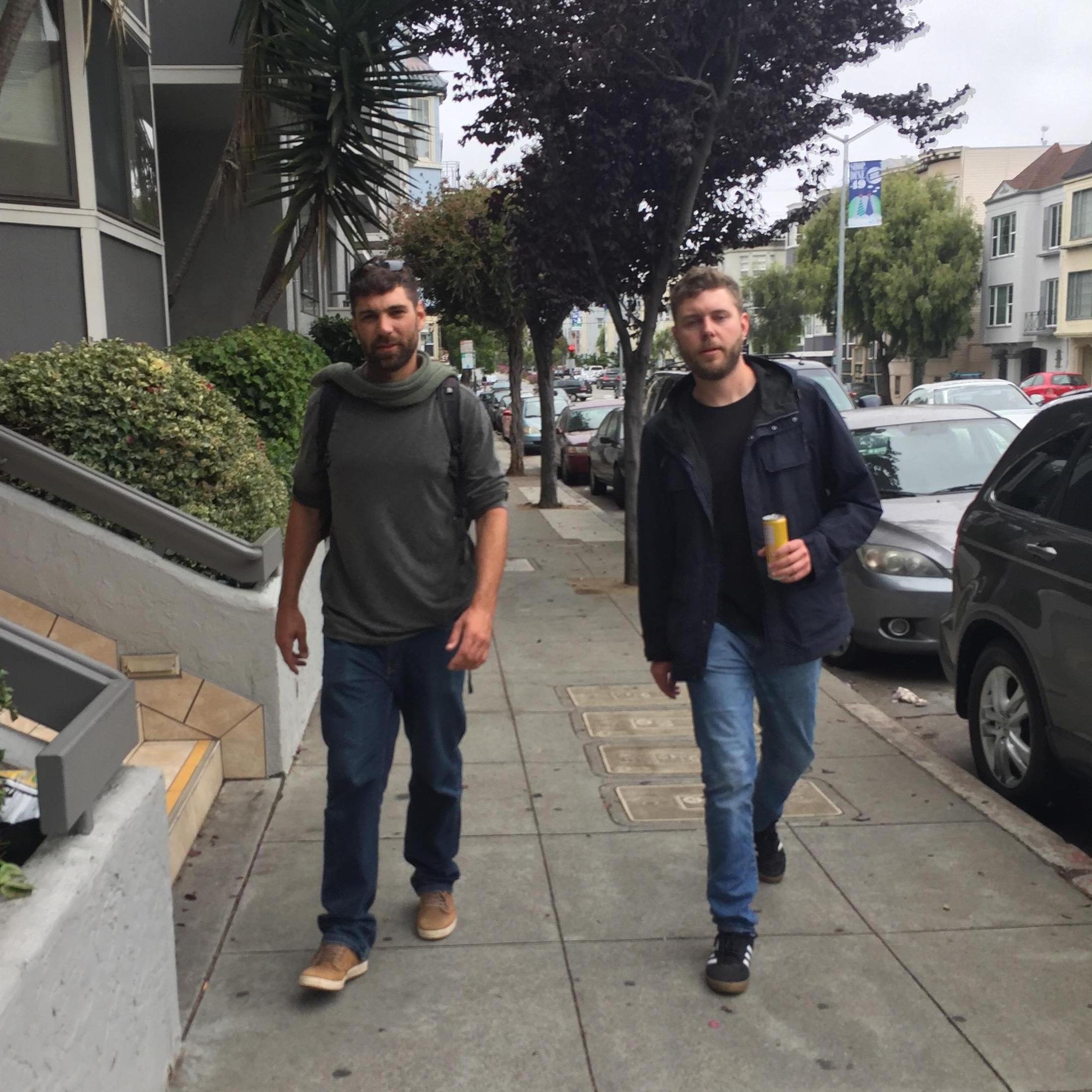 The Mihalovic brothers in San Francisco, CA
