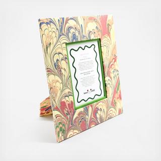 Hand-Marbled Large Wall Picture Frame