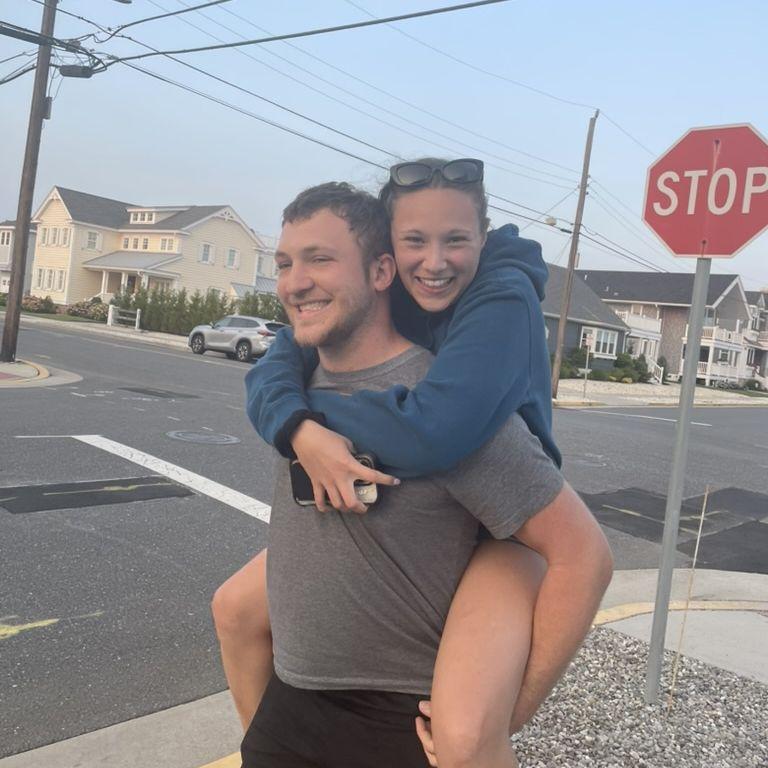 Carly was too tired from a day on the beach on family vacation to walk to get ice cream