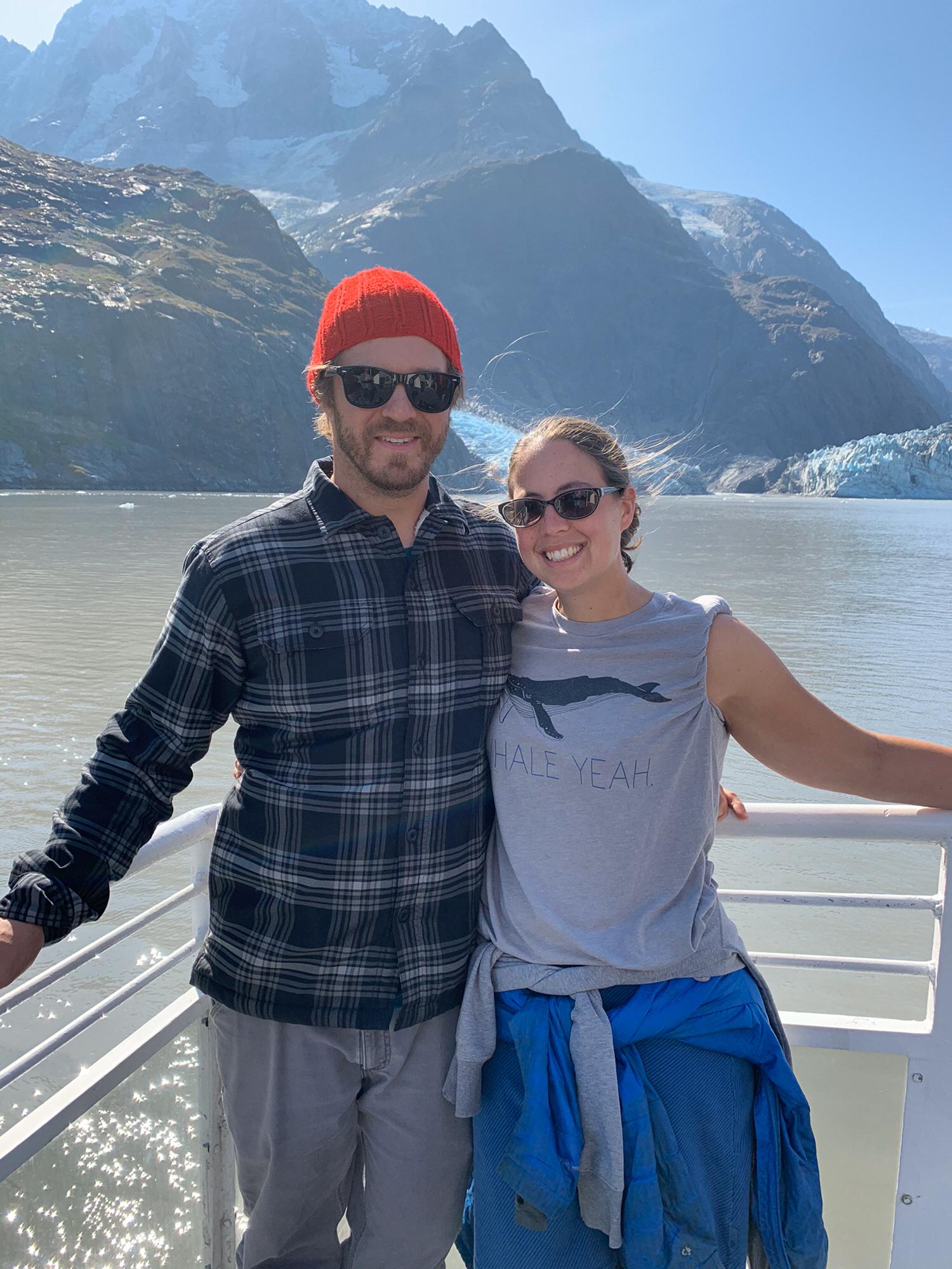 Cory was visiting when my class had their Day Boat trip in Glacier Bay National Park, so I brought him along!!