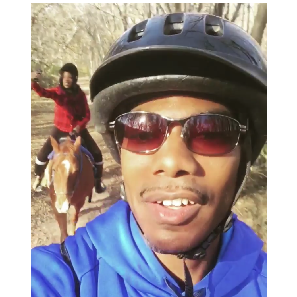 11/27/16 Horseback riding in Tanglewood Park