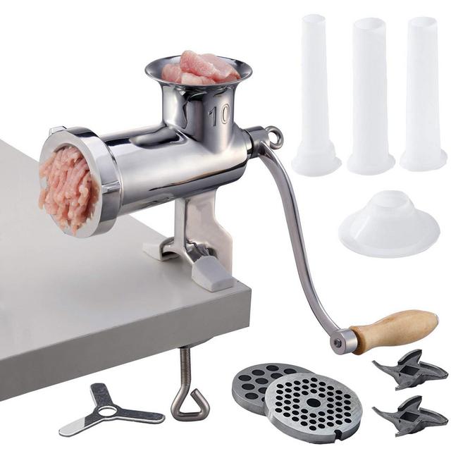 Stainless Steel Heavy Duty Manual Meat Grinder