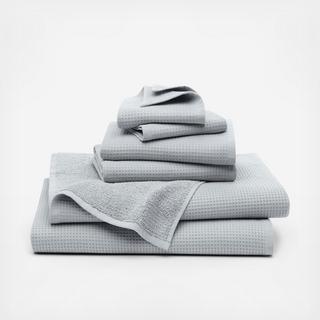 Waffle Terry 6-Piece Bath Sheet Set