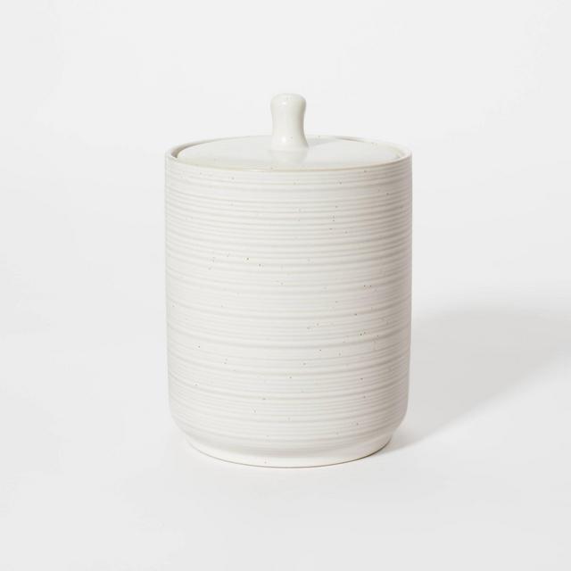 57oz Stoneware Kitchen Storage Canister - Threshold™ designed with Studio McGee