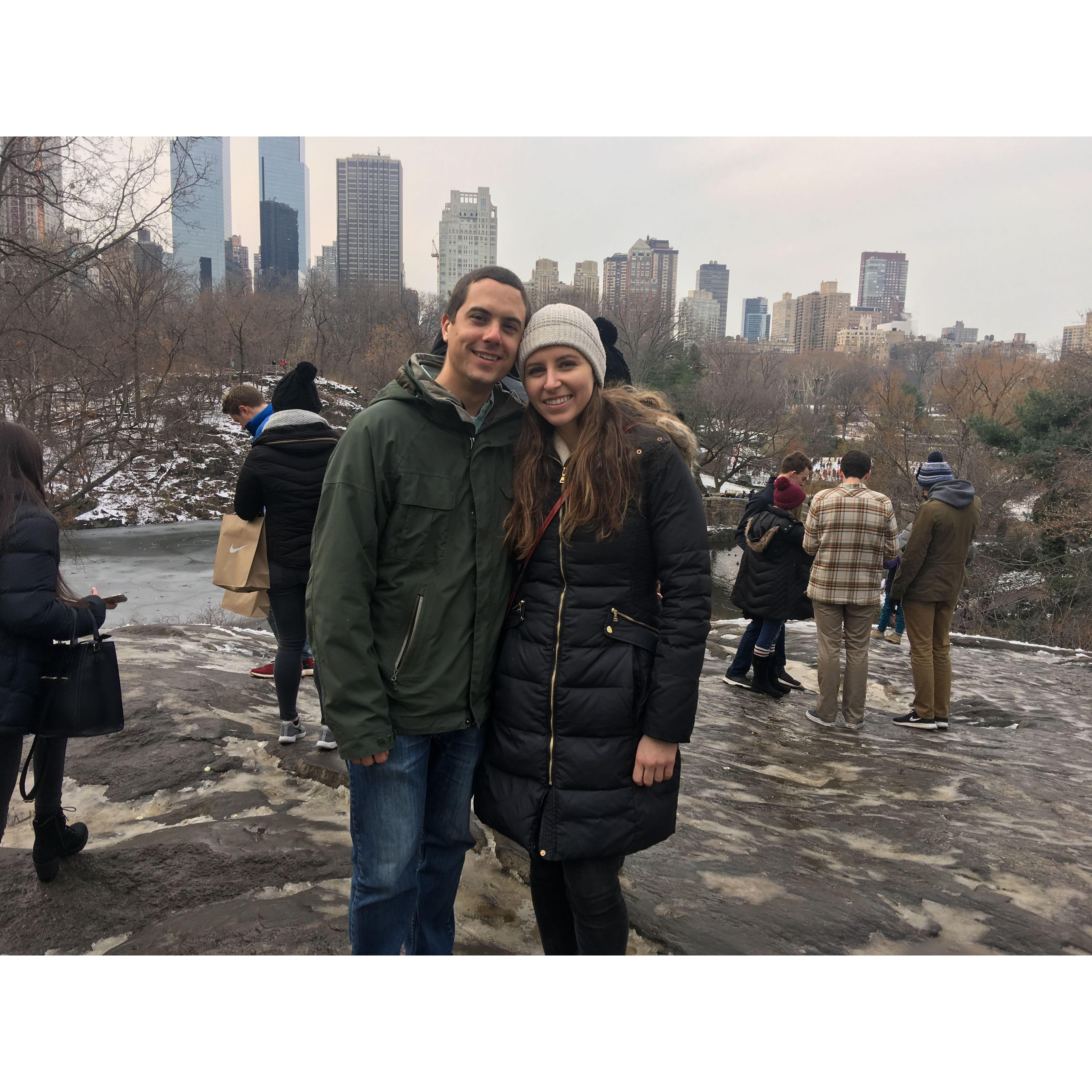 Survived our first winter in New York