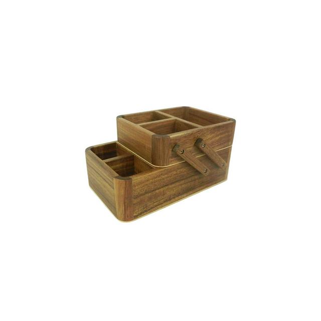 Haven™ Acacia Hinged Vanity Organizer