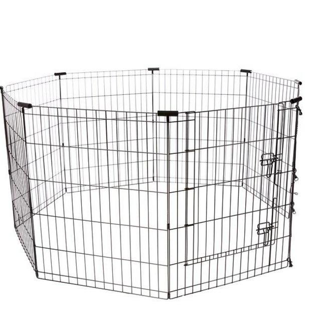 Frisco Dog Exercise Pen with Step-Through Door