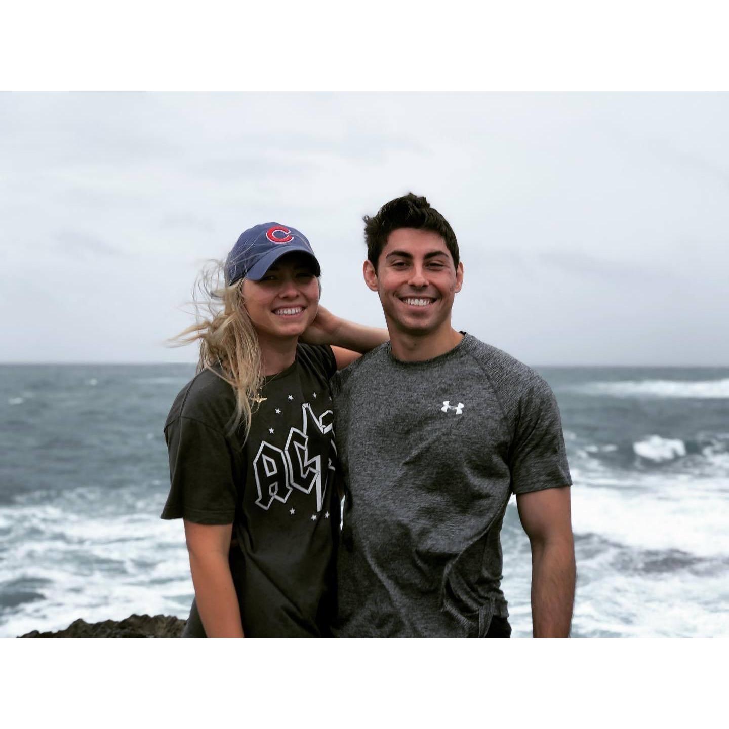 Hawaii after Brandon came home from a long deployment