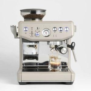 Breville Barista Express Impress Espresso Machine in Almond Nougat + Reviews | Crate & Barrel
