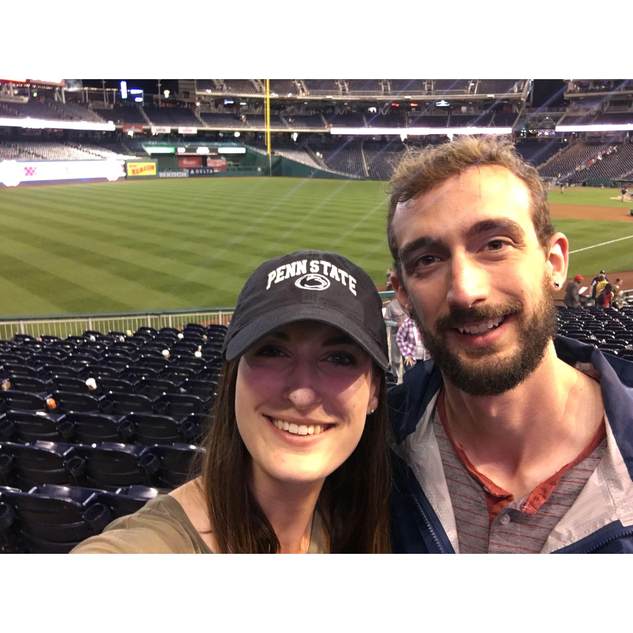 May 2017 - Nats Park - MK just moved to VA