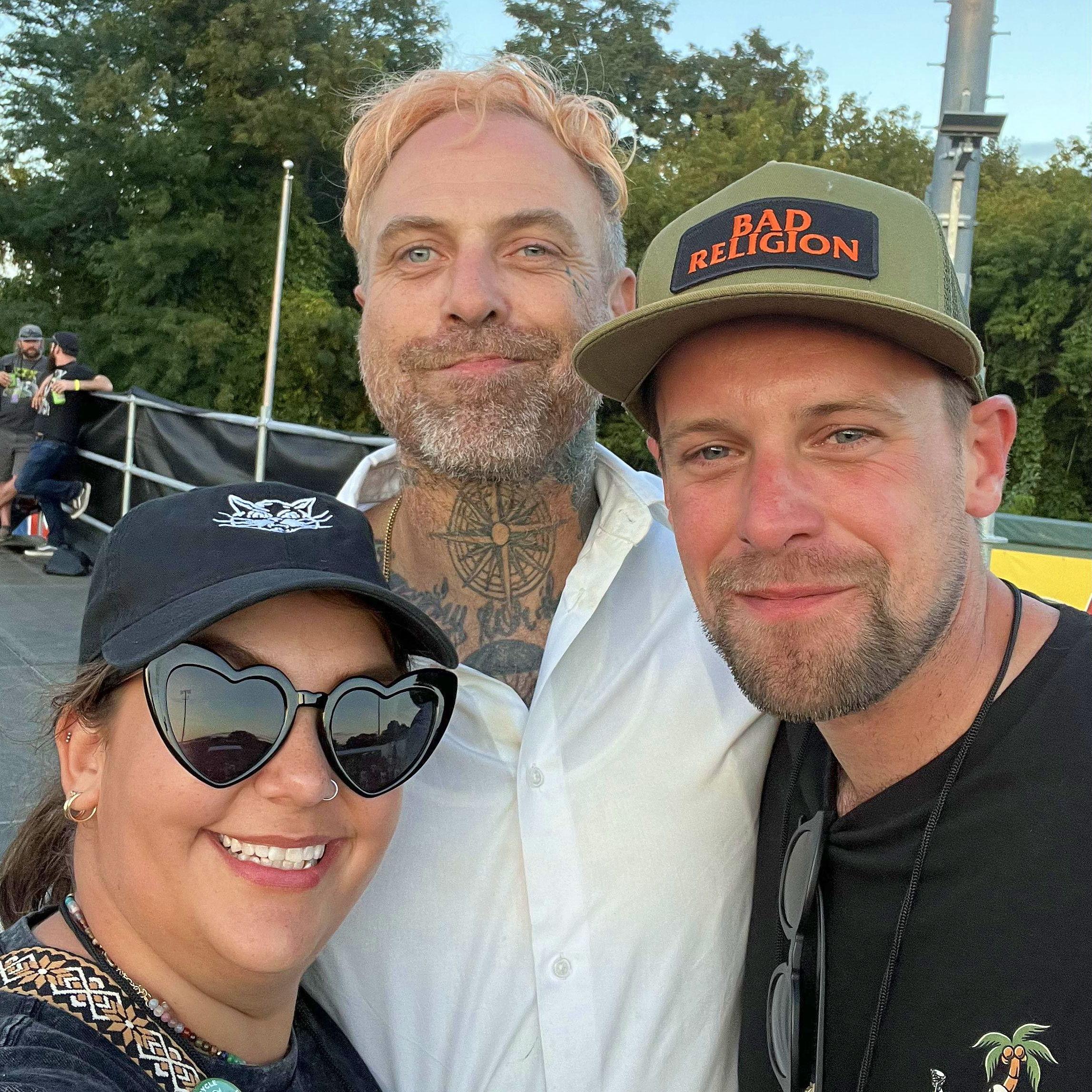 Meeting Sam King from Get Dead and Codefendants at the Punk in Drublic final tour!