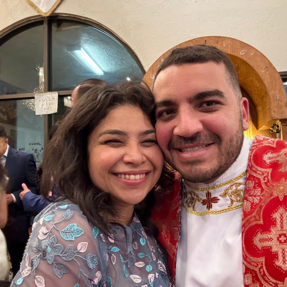 First Easter liturgy