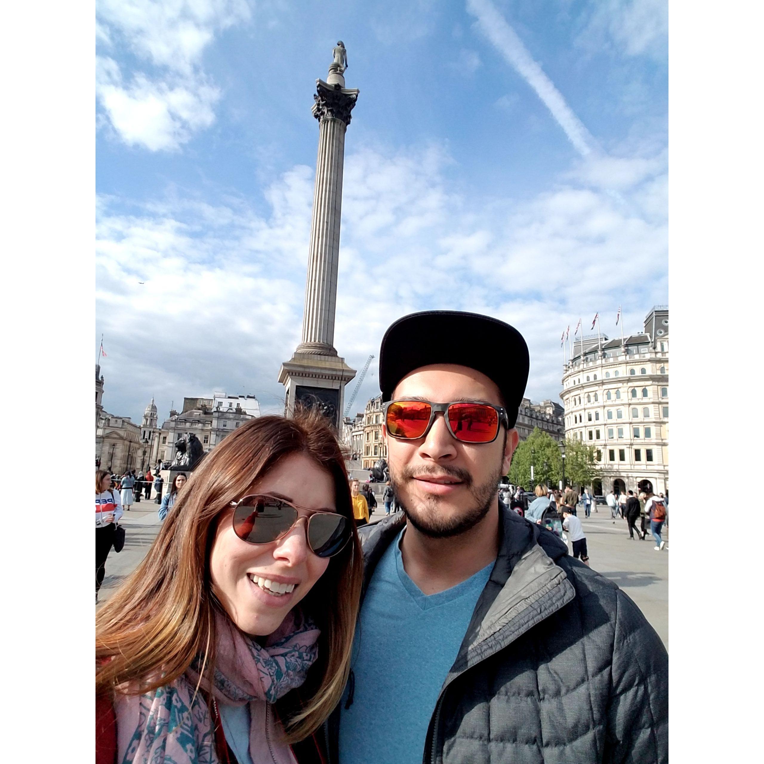 London, our first international trip together