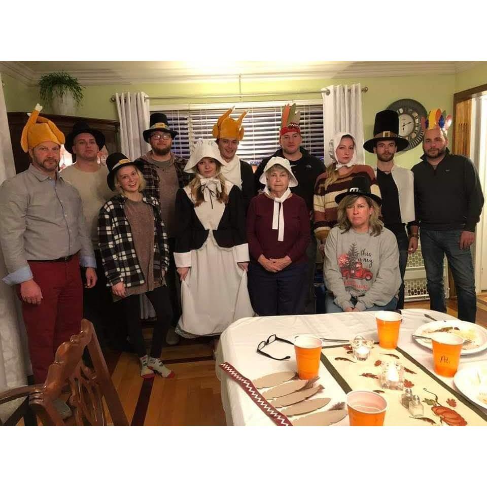 Grandma Weibel brought costumes.