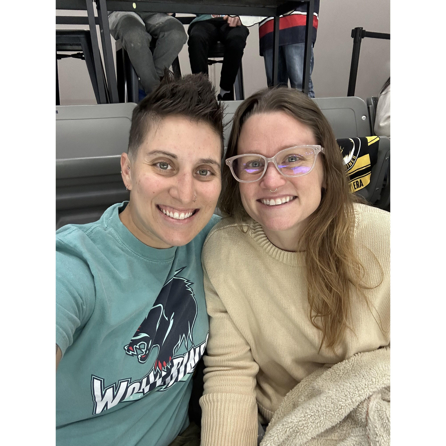 We love our hockey games!