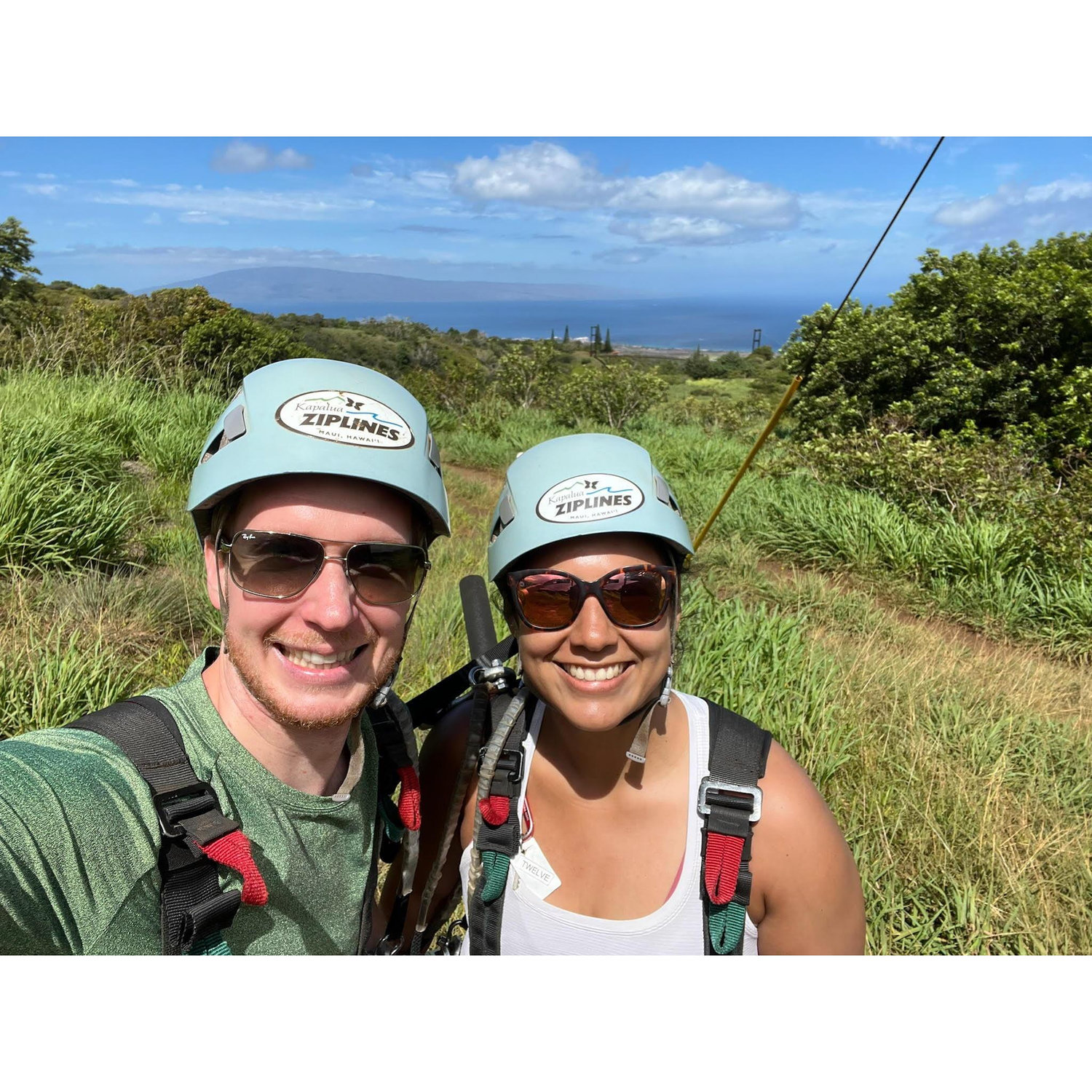 Ziplining above Kapalua